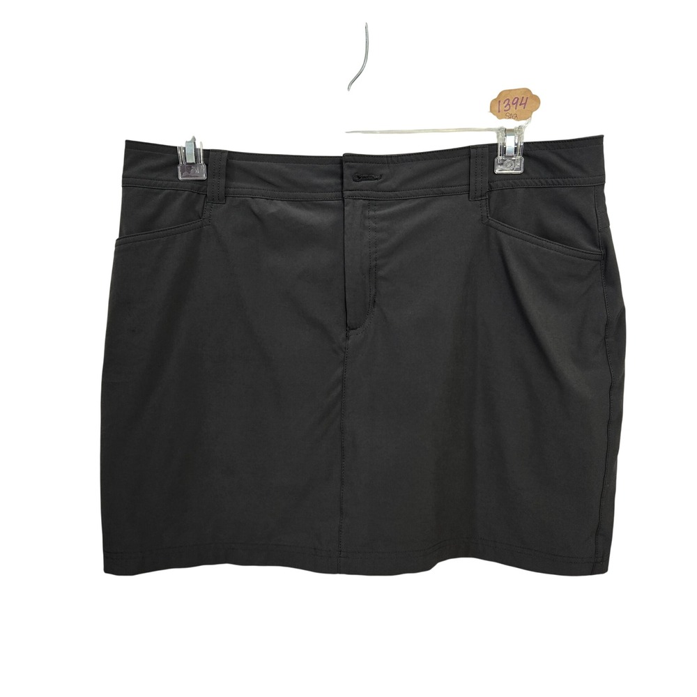 Eddie Bauer Travex Skort Womens 16 Gray Hiking‎ Outdoor Athletic Active Skirt